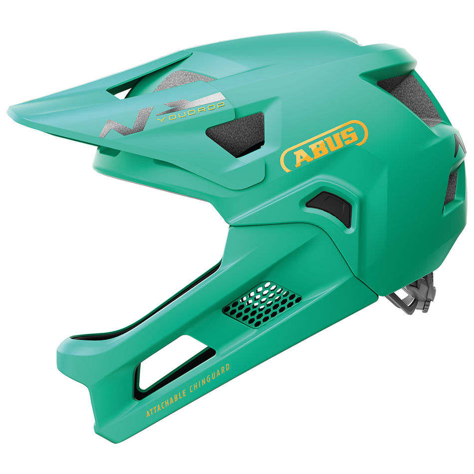 Casque VTT Intrégral enfant Youdrop FF Abus_x000D_
(S, Sage green)