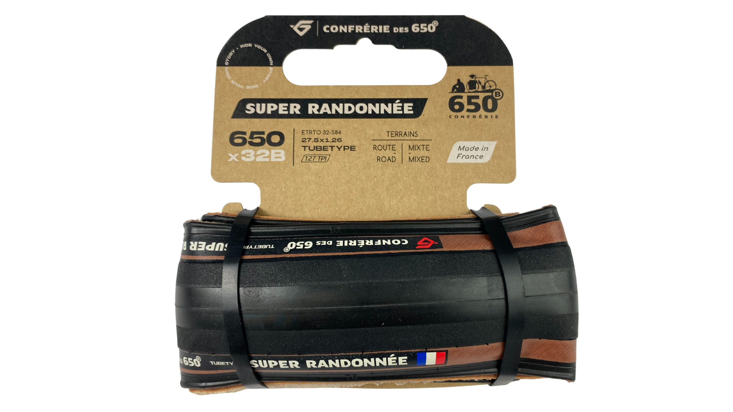 Pneu Hutchinson Confrérie des 650 - Super Radonnée- Tubetype