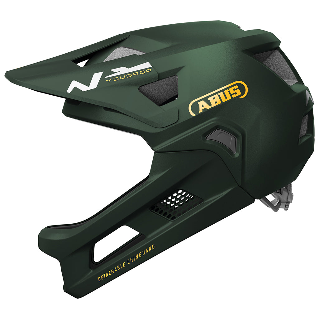 Casque VTT Intrégral enfant Youdrop FF Abus_x000D_
(S, Moss green)