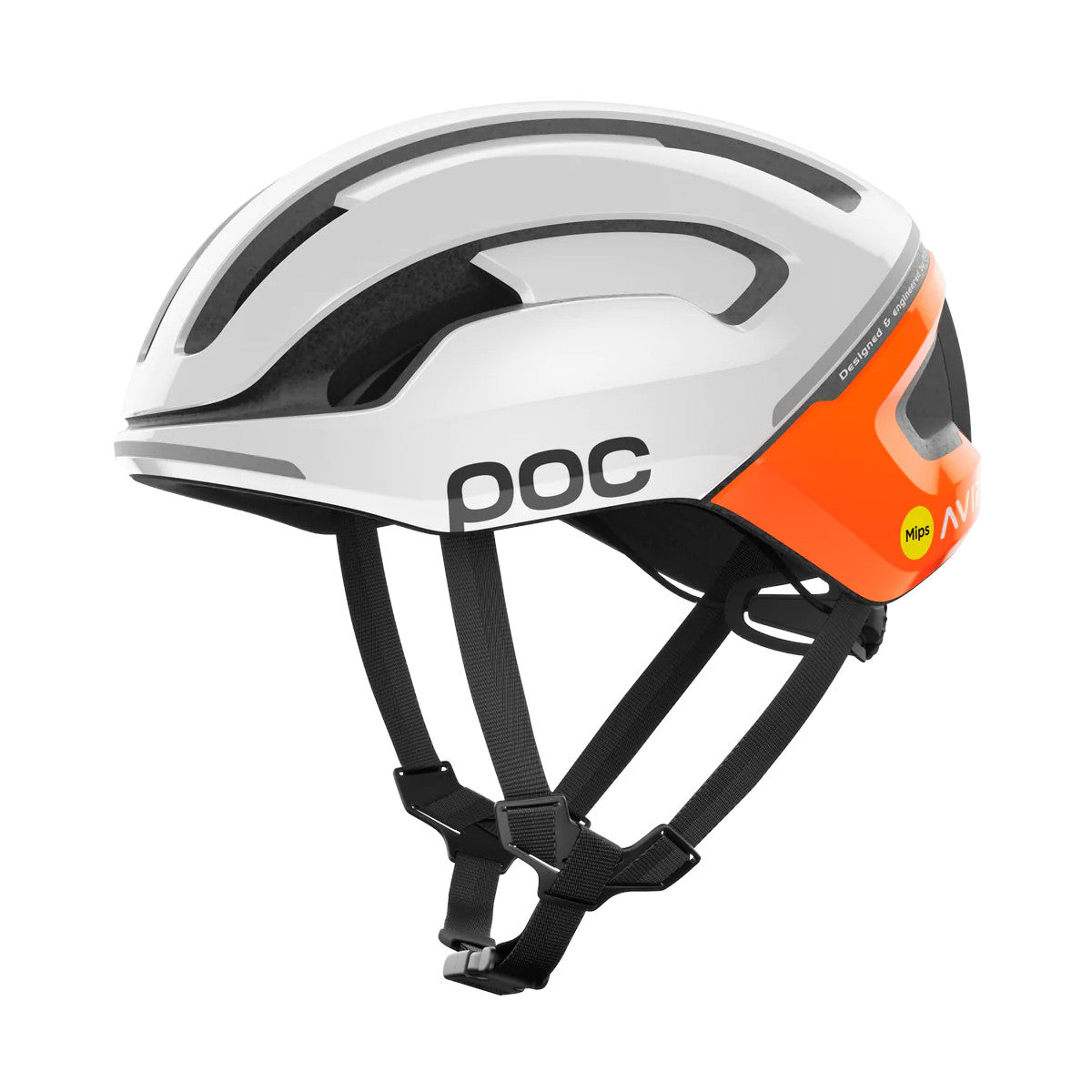 Casque vélo route Omne Air MIPS Poc Fluorescent Orange AVIP M