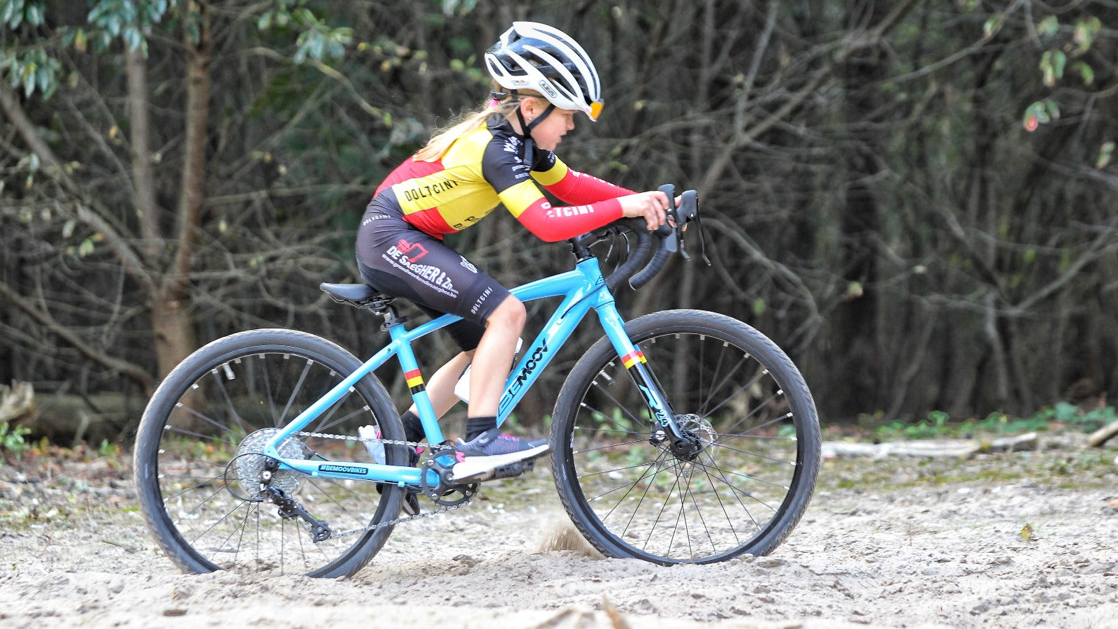 Vélo Gravel Cyclocross Bemoov 24 pouces