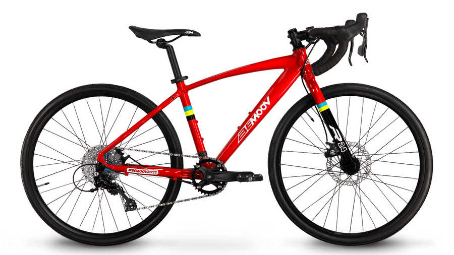 Vélo Gravel Cyclocross Bemoov 24 pouces