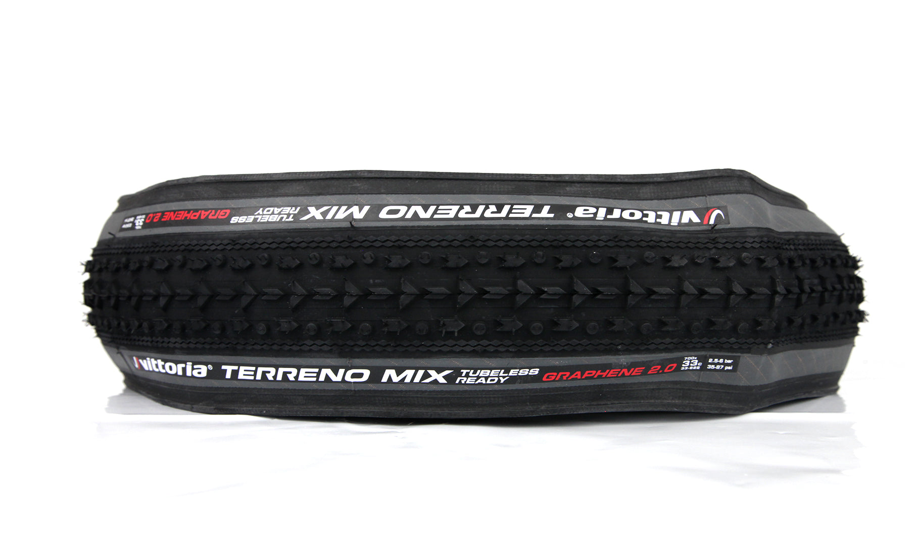 Pneu Vittoria Terreno Mix - 3C Graphene 2.0 - Tubeless Ready - PROFIL