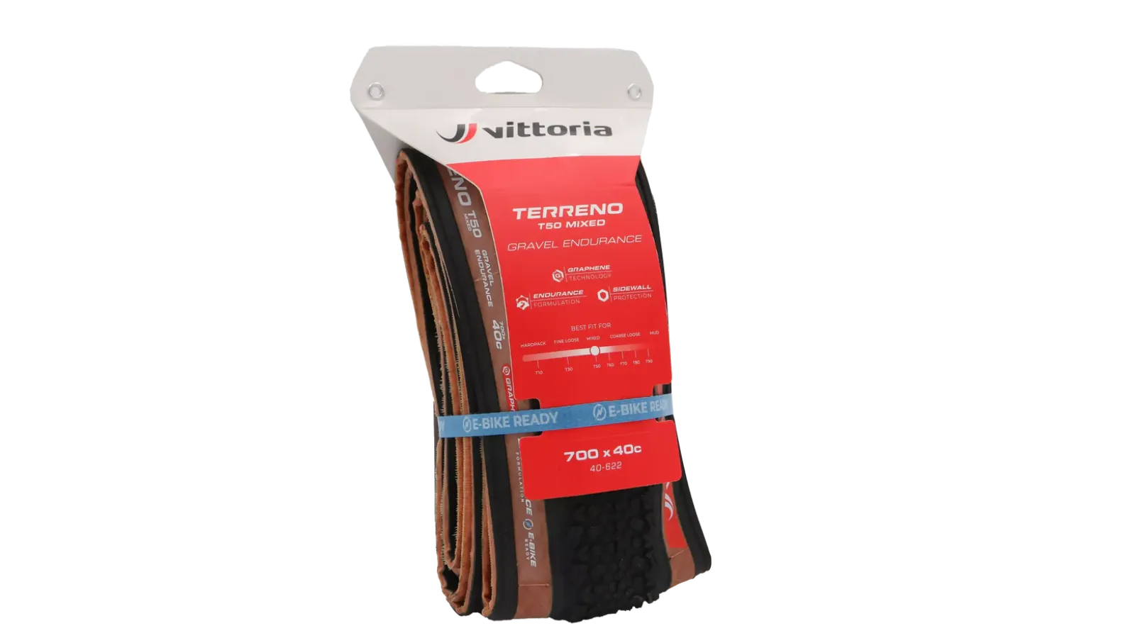 Pneu Vittoria Terreno T50 Mixed - Gravel Endurance - Tubeless Ready