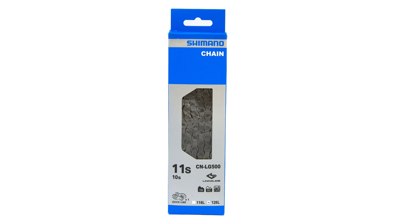 Chaîne Shimano CUES 9/10/11V CS-LG500 126 maillons