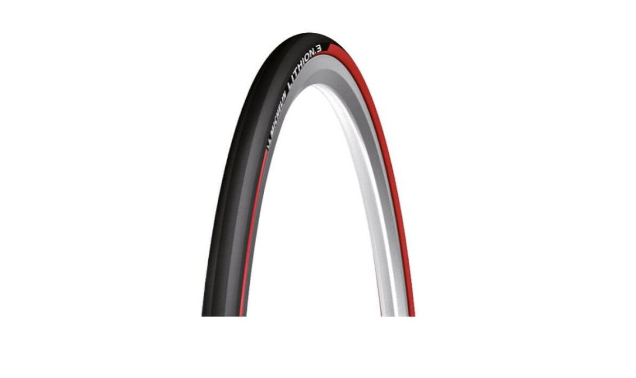 Pneu Michelin Lithion 3 noir rouge
