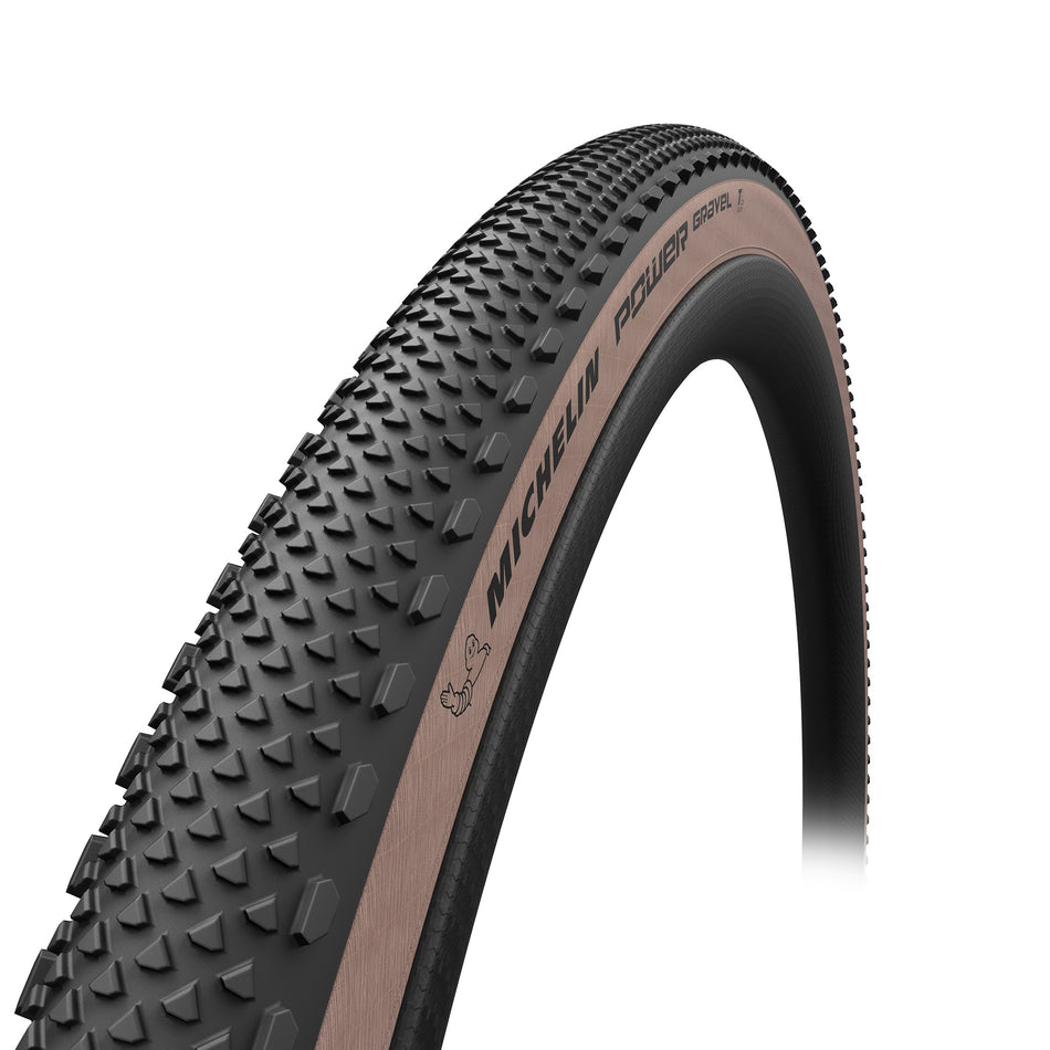 Pneu Gravel Michelin Power Gravel noir beige 700