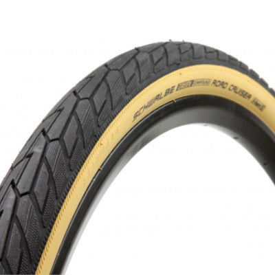 Pneu Schwalbe Road Cruiser - Green Compound - TwinSkin - K-Guard noir beige