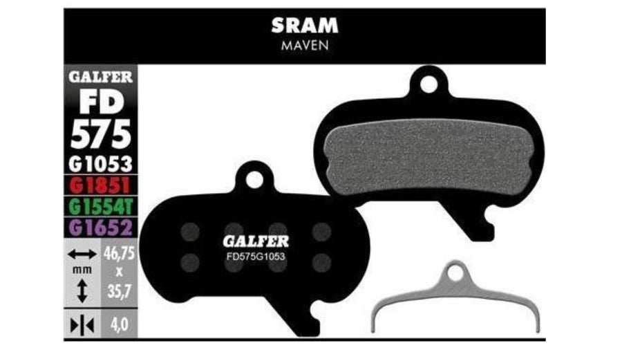 Plaquettes de frein pour Sram Maven Galfer Standard
