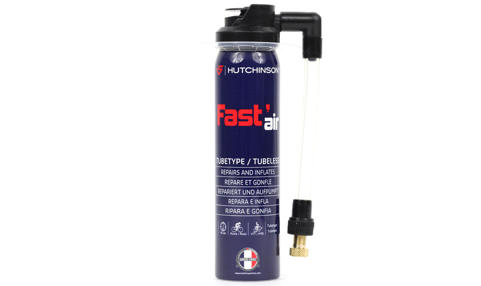 Bombe gonflage et réparation rapide Fast'Air Hutchinson (Tubetype - Tubeless)	