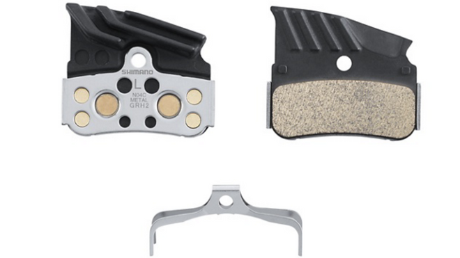 Plaquettes de freins Shimano Métal N04C-MF avec ailette et ressort