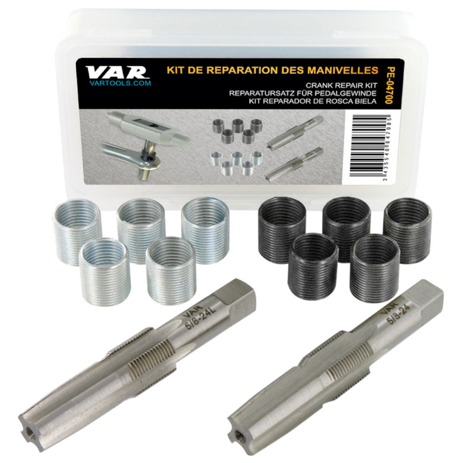 Kit de Réparation d'Insert de Manivelle pour Pédale Var PE-04700