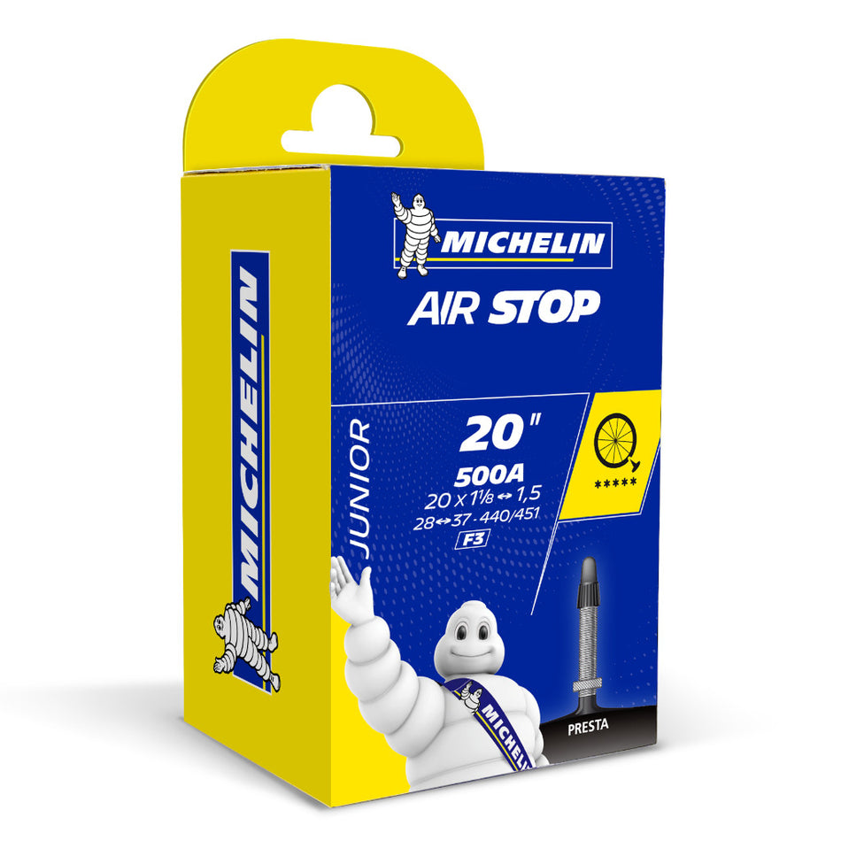 Chambre à air Michelin Airstop Butyl Junior - Presta 29 / 40 / 48 mm - Schrader 34 / 48 mm