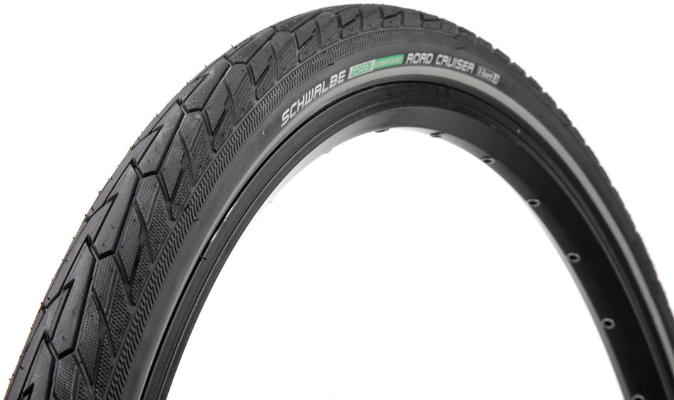 Pneu Schwalbe Road Cruiser - Green Compound - TwinSkin - K-Guard noir reflex