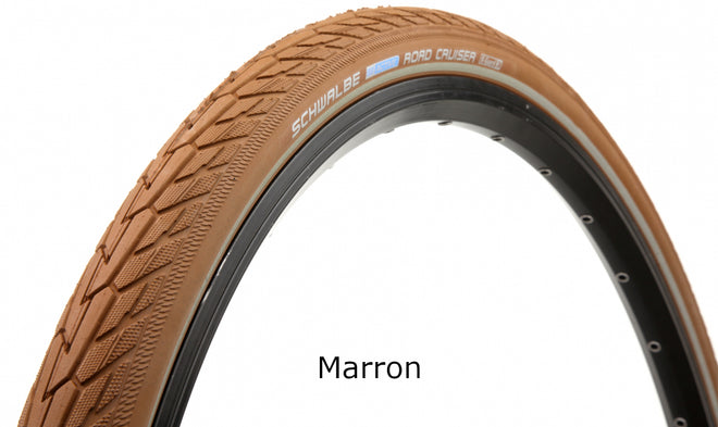 Pneu Schwalbe Road Cruiser 2018 - SBC - TwinSkin - K-Guard marron