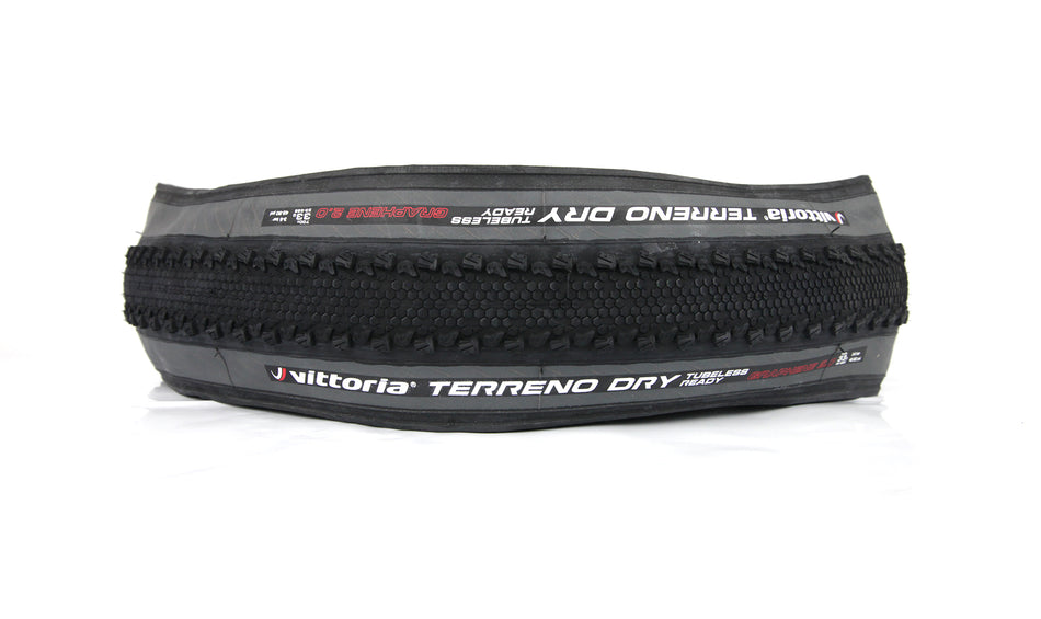 Pneu Vittoria Terreno Dry - 3C Graphene 2.0 - Tubeless Ready - PROFIL