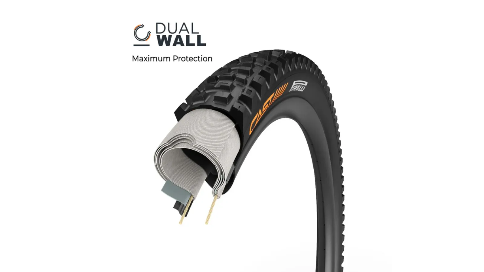 Pneu Cast x Pirelli Antagonist - DualWall - SmartEvo DH - Tubeless Ready
