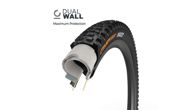 Pneu Cast x Pirelli Protagonist - DualWall - SmartEvo DH - Tubeless Ready