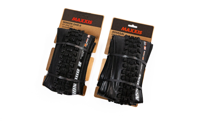 Set Pneus VTT Maxxis Assegai + Minion DHR II Mullet - Exo+ Protection - 3C Maxx Terra - Tubeless Ready