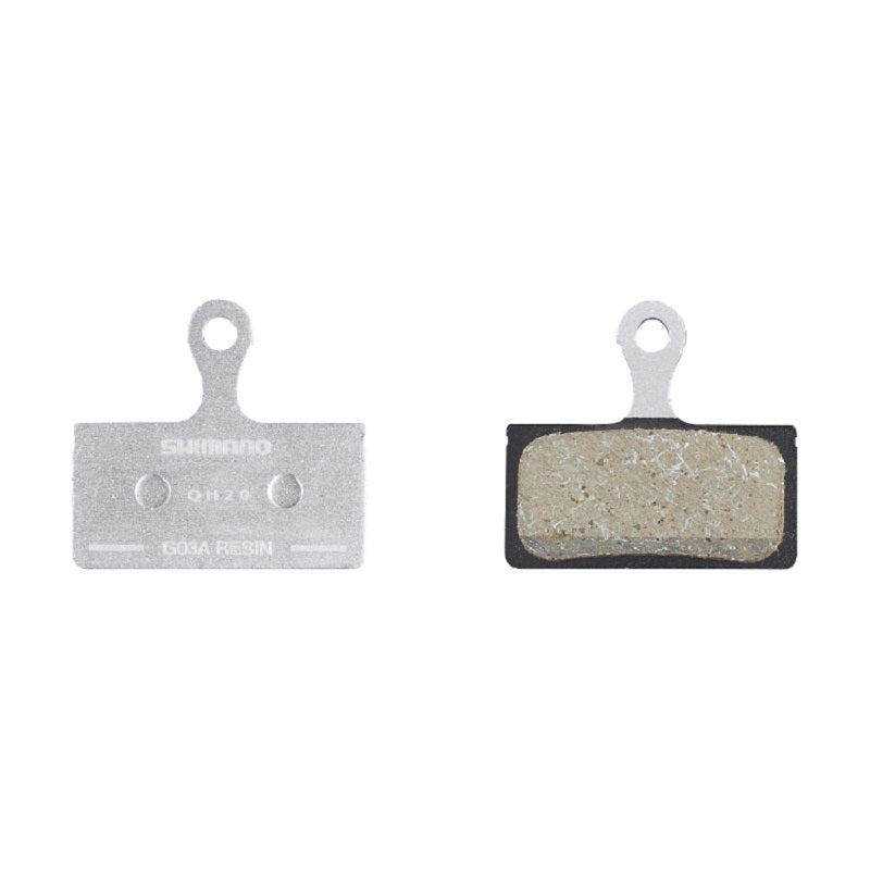 Plaquettes frein à disque vélo organique Shimano G03A paire