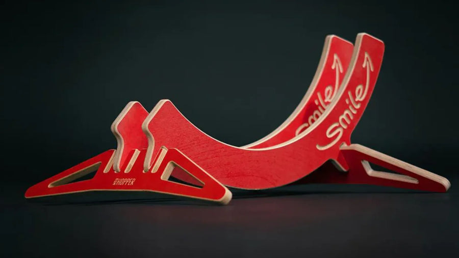 Support de vélo en bois Hopper Smile