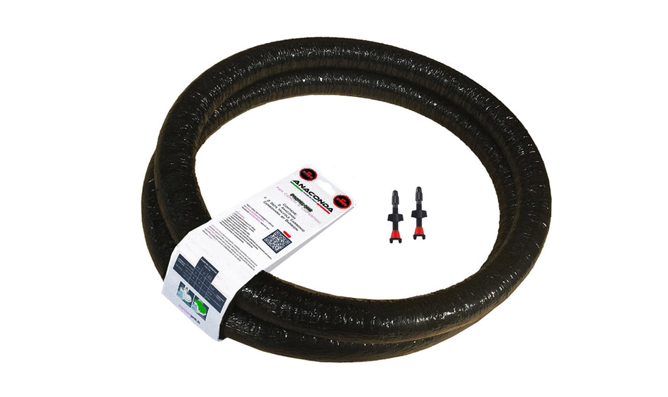 Insert Anti-Pincement Tubeless Barbieri Anaconda Strong - Set de 2 + 2 Valves Tubeless Barbieri Carbonaria	