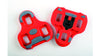 Cales Look Keo Grip pour pédales route rouges 9°