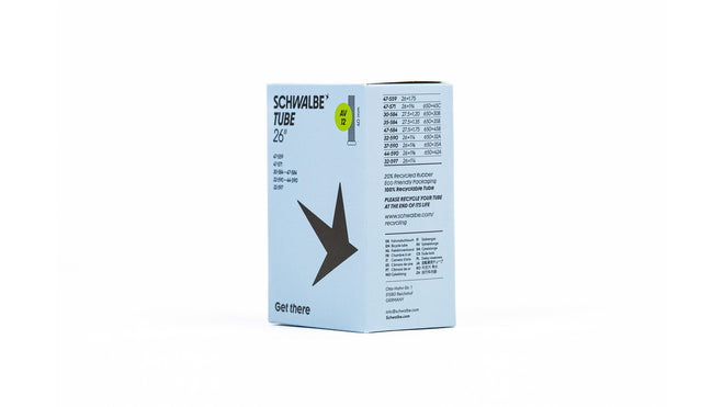 Chambre a air Schwalbe 650 compatible Presta et Schrader 40 mm pour velo robuste et fiable