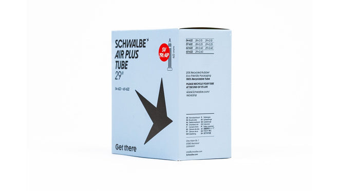Chambre a air Schwalbe Air Plus 29 pouces valve Presta 40 mm anti crevaison pour velo tout terrain