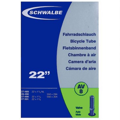 Chambre à air vélo 550A / 22 pouces Schwalbe - #1