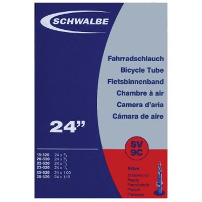 Chambre à air vélo Presta 24 x 3/4 - 1.00 Schwalbe - #1