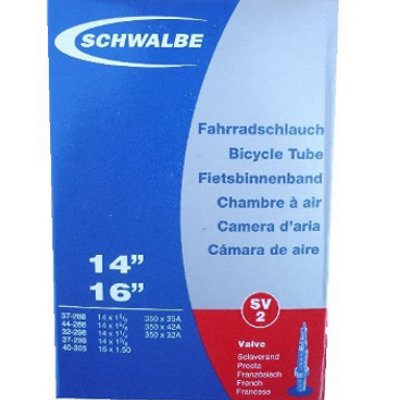 Chambre à air vélo presta 350A / 14X1 3/8X1 5/8 Schwalbe - #1