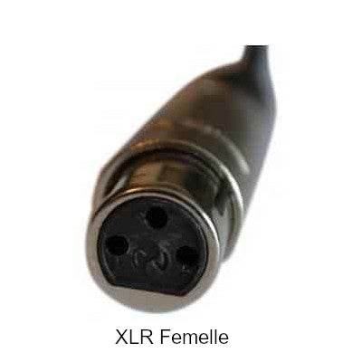 Connectique XLR femelle