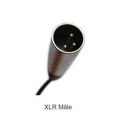 Connectique XLR male