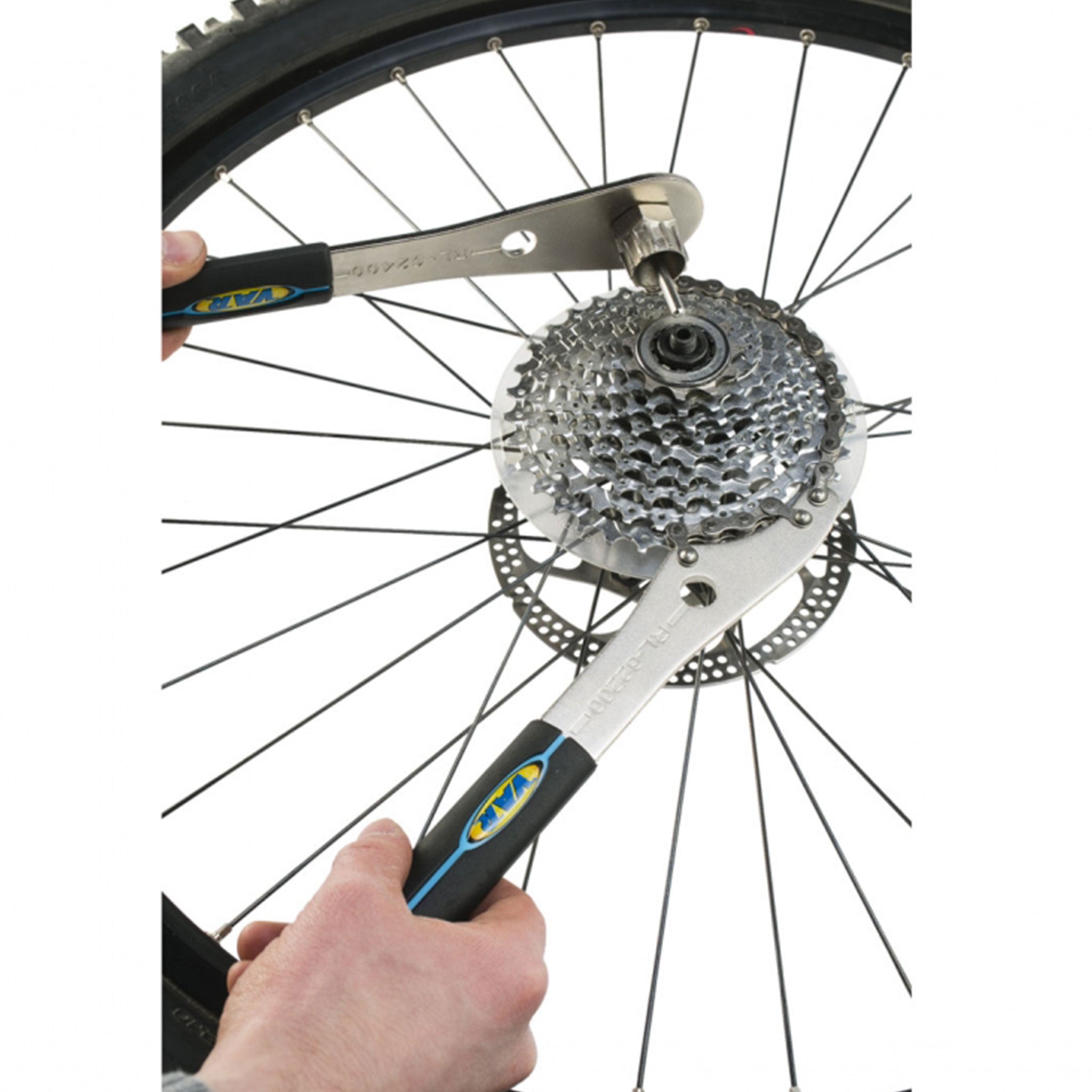 Outil de retrait de cassette de vélo avec fouet à chaîne et clé auxiliaire