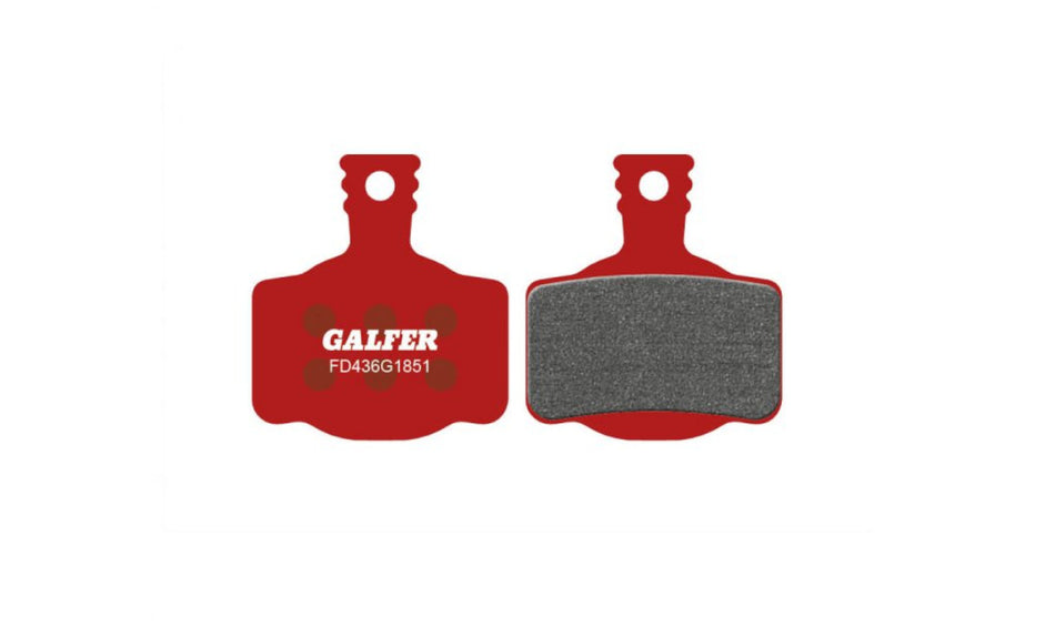 Plaquettes frein Galfer pour Magura MT2/MT4/MT6/MT8/MTS rouge