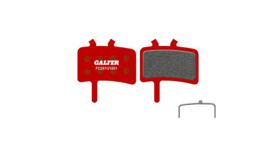 Plaquettes de freins Galfer pour Avid Juicy / BB7 rouge