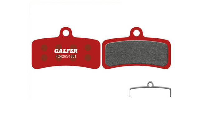 Plaquettes de freins Galfer rouge pour Shimano Saint/Zee