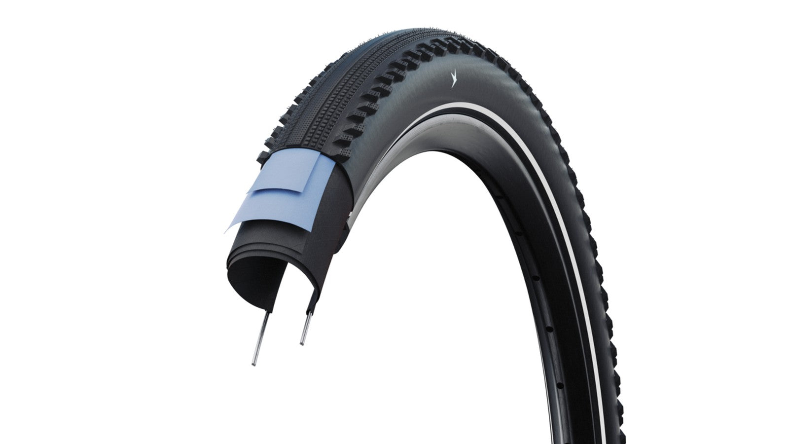 Pneu Schwalbe Hurricane 29 pouces avec gomme Addix et protection RaceGuard pour une conduite fiable et durable