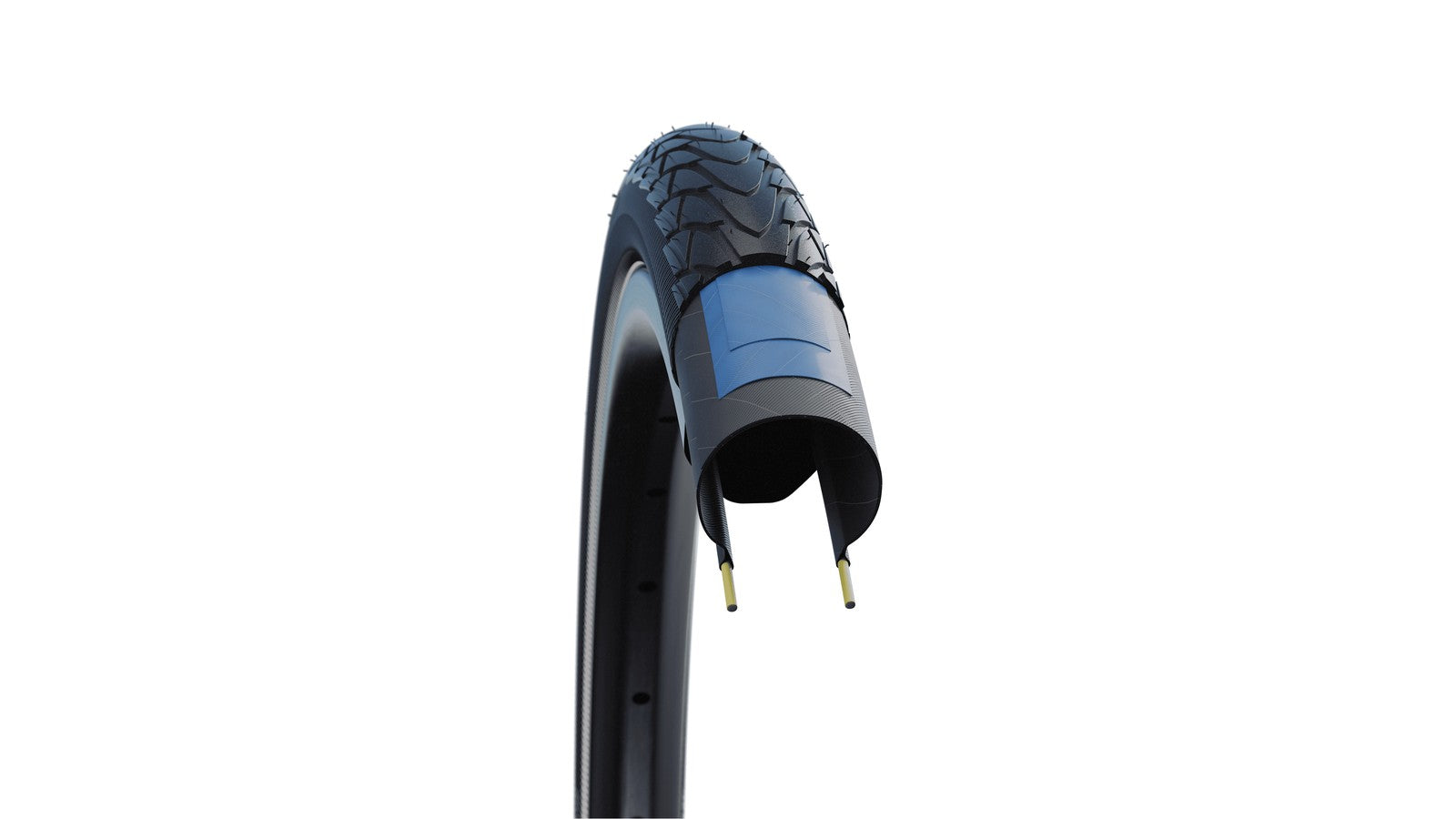 Pneu Schwalbe Marathon Racer 26 pouces avec gomme Addix et protection RaceGuard pour une meilleure durabilité