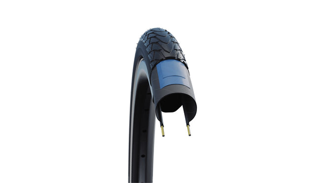 Pneu Schwalbe Marathon Racer 26 pouces avec gomme Addix et protection RaceGuard pour une meilleure durabilité