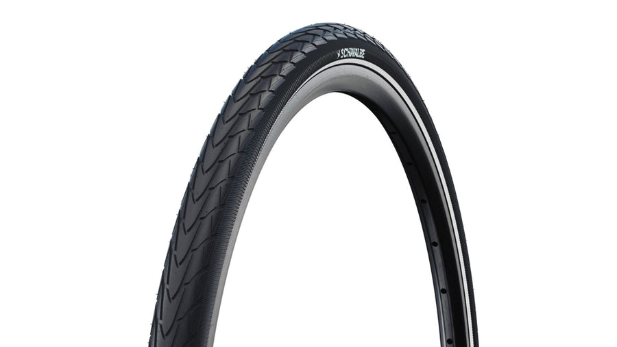 Pneu Schwalbe Marathon Racer 26 pouces avec gomme Addix et protection RaceGuard anti-crevaison pour vélo urbain