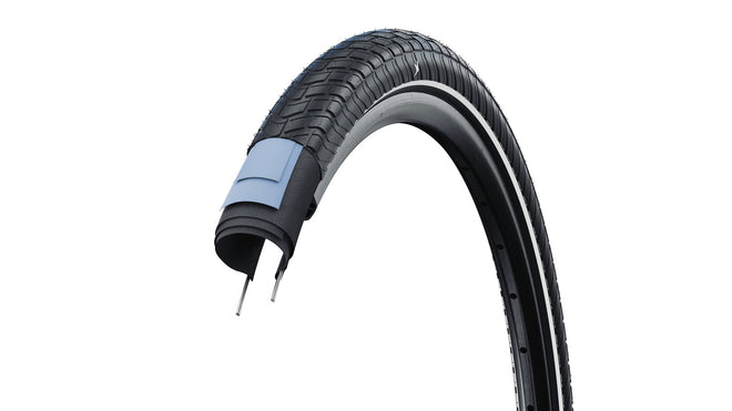Pneu Schwalbe Motion Big Apple 26 pouces avec gomme Addix Green et RaceGuard pour une meilleure resistance aux crevaisons