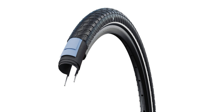 Pneu Schwalbe Motion Big Apple 29 pouces 700 avec gomme Addix Green et protection RaceGuard pour velo urbain confortable