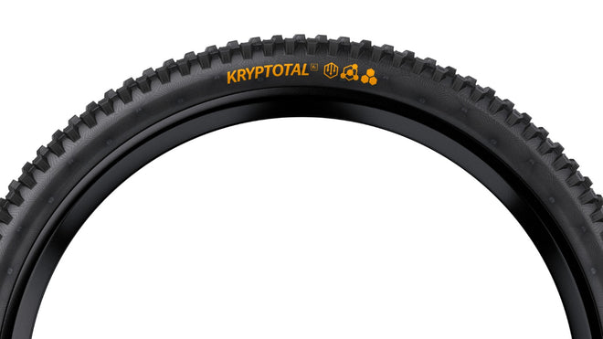 Pneu VTT downhill Continental Kryptotal Apex 2 nappes SuperSoft tubeless ready pour descente technique et grip exceptionnel