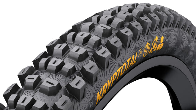 Pneu VTT downhill Continental Kryptotal Apex 2 nappes SuperSoft tubeless ready pour performance et grip optimal