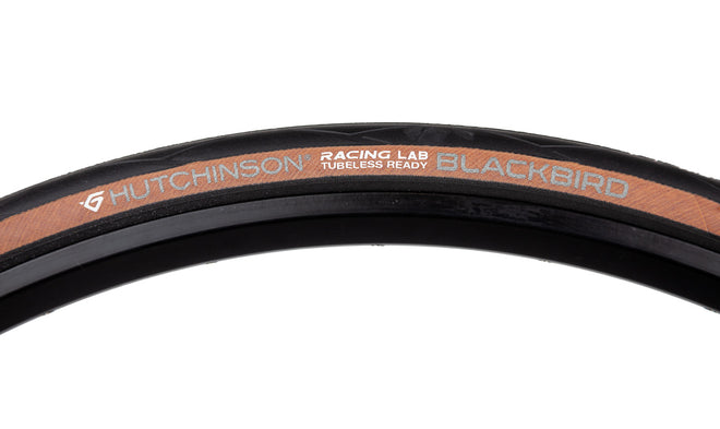 Pneu route Hutchinson Blackbird Racing Lab TLR noir/tan profil
