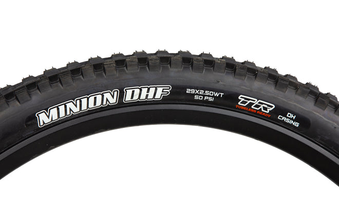 Pneu VTT Maxxis Minion DHF WT DH Casing TLR 29" technologies