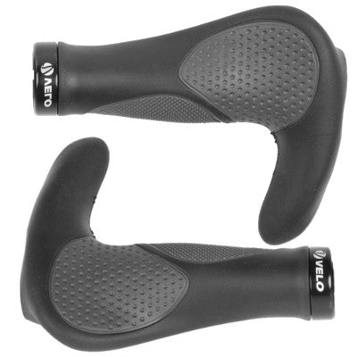 Poignées vélo ergonomiques avec cornes triple densité - la paire - #1