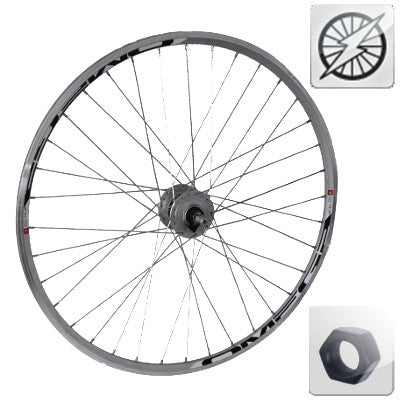 Roue avant 700 vélo de route moyeu dynamo à écrou - #1